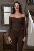 Off-Shoulder Long Sleeve